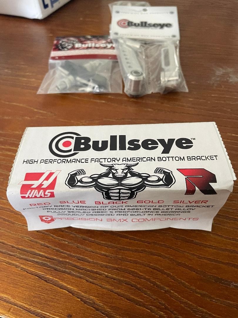 BULLSEYE 🎯 Hyper/Show Polished American Bottom Bracket 110mm ,BMX, GT, Hutch