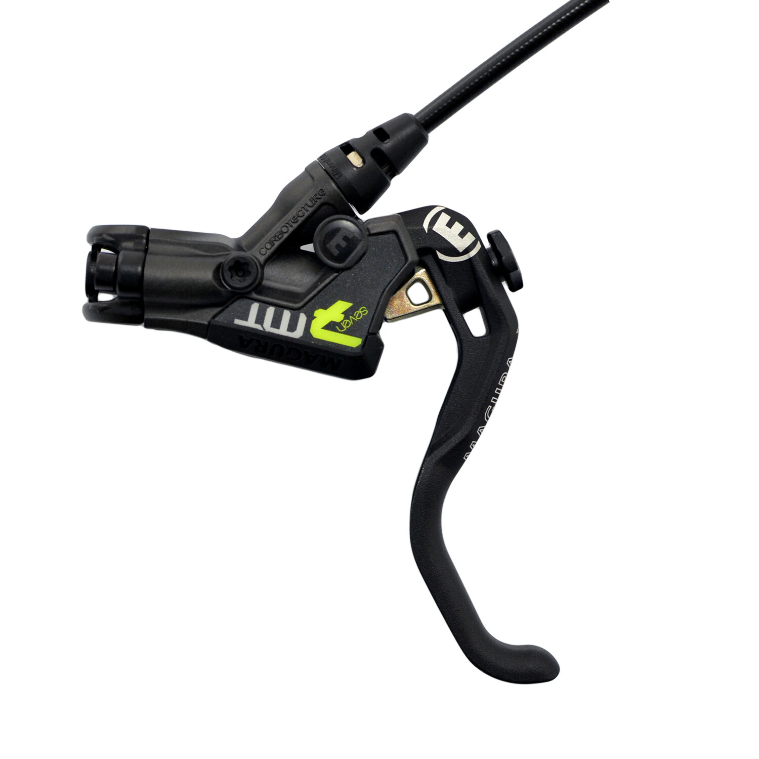 Magura MT7 Pro 4-Piston Post Mount Hydraulic Disc Brake Set w/ 203mm Rotor (F+R)