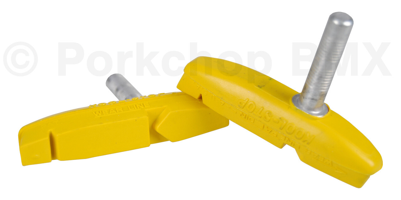 KOOL STOP Eagle 2 II bicycle CANTILEVER canti brake pads YELLOW