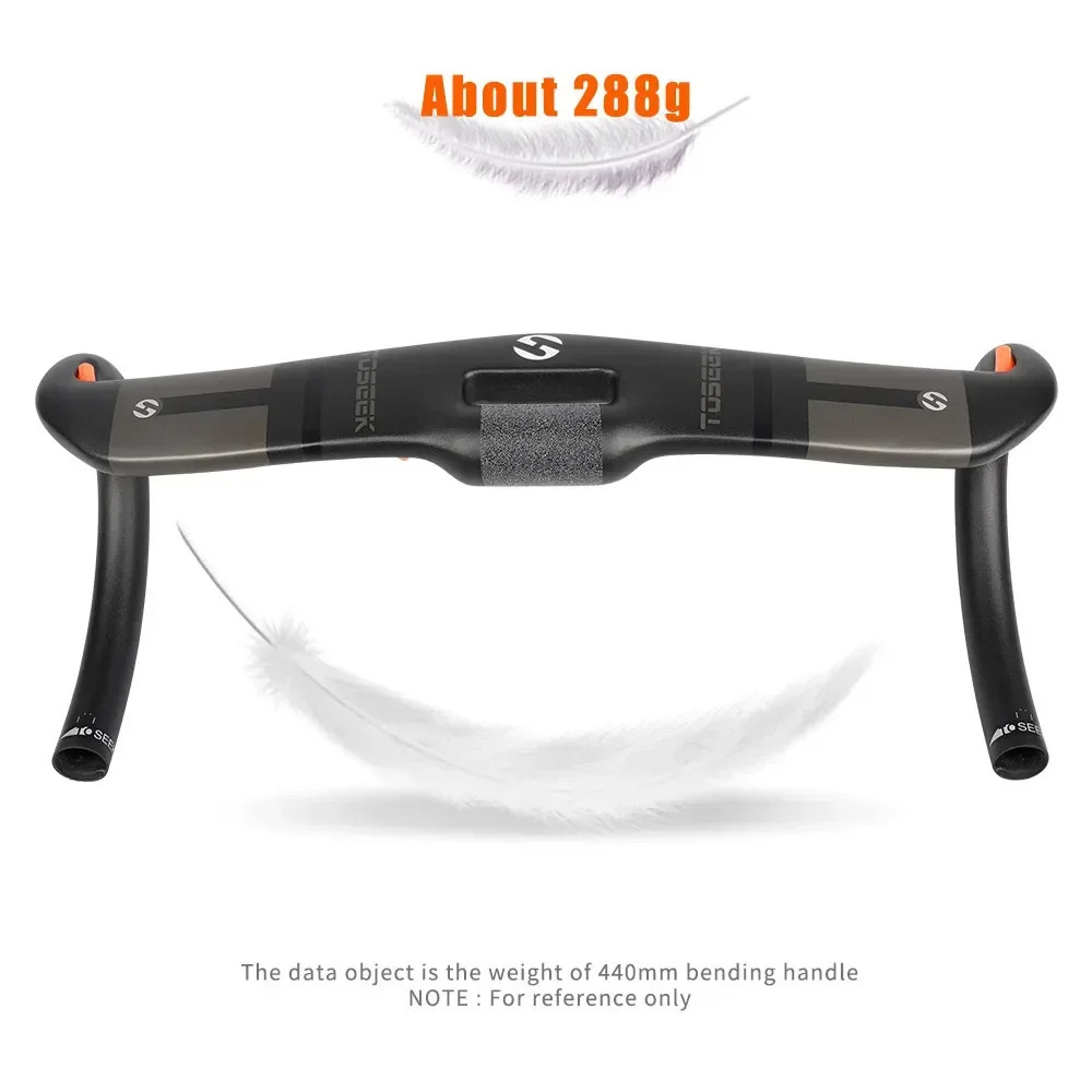 Carbon Fiber Road Bike Handlebar Inner Cable 31.8mm 400/420/440mm Matt