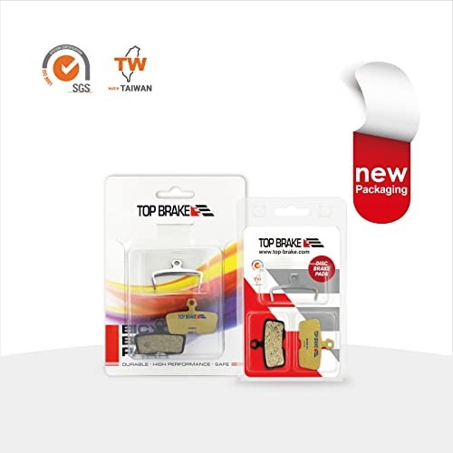 Disc Bike Brake Pads Compatible with SRAM Code R RE RSC, Gold (eMTB) – 1 Pair