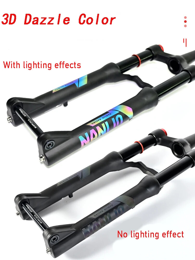 100/120/140mm Travel MTB Bike Forks 20 24in Alloy Shoulder Control Shock Fork