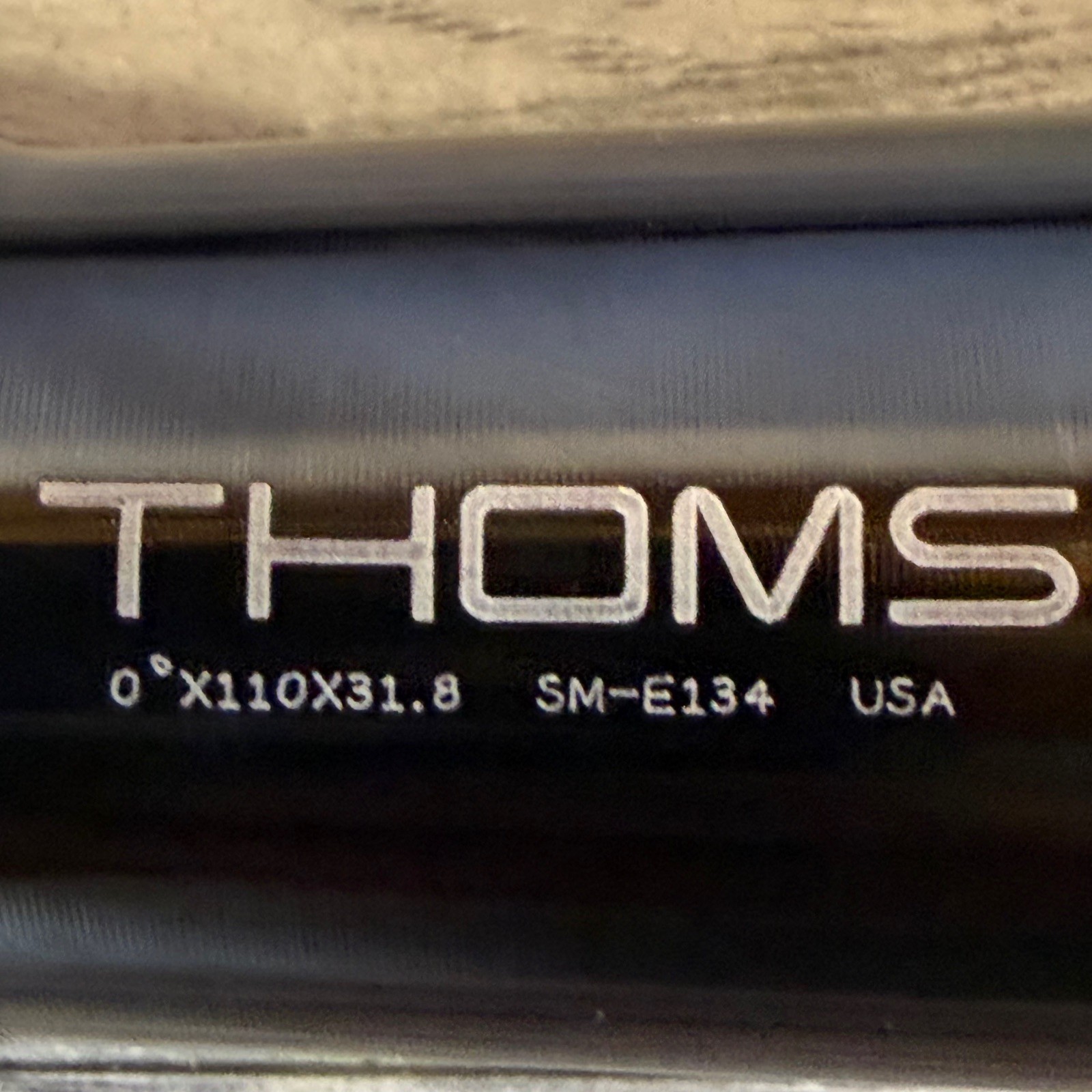 Thomson Elite X4 31.8 x 110 0 Degree Stem Black 1 1/8 Threadless CLEAN
