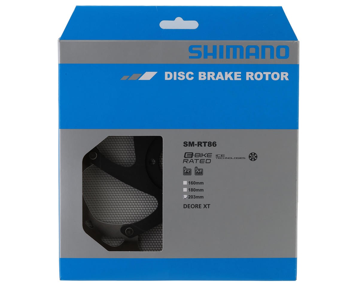 Shimano Deore XT SM-RT86 Disc Brake Rotor (Black) (6-Bolt)