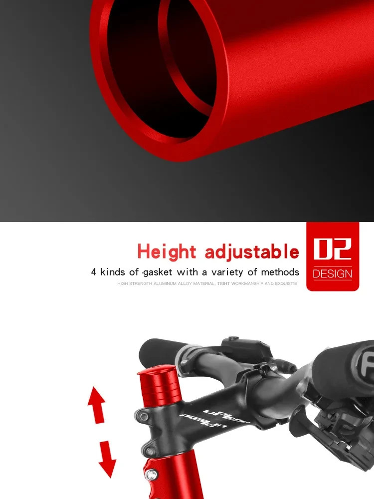 Bicycle Handlebar Riser Adapter MTB Bike Stem Extender Fork Spacer Alloy – USA