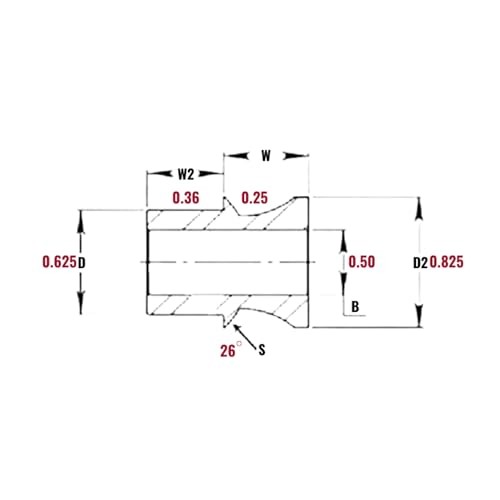 5/8″ to 1/2″ High Misalignment Spacer Heims – Rod End – Ends Heim Joint (4PCS)