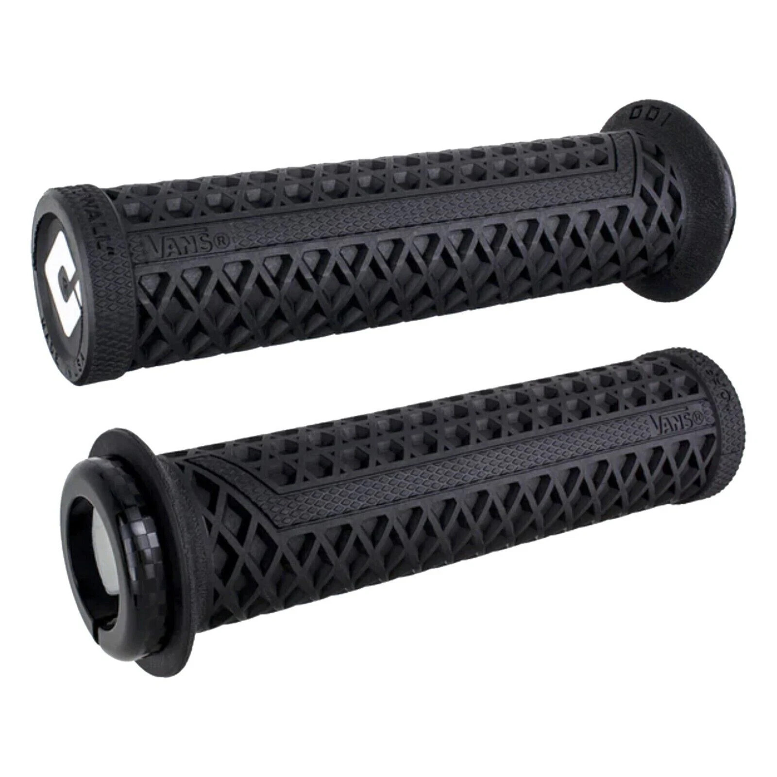 ODI Vans V2.1 Lock On Flanged Grips MTB Bike Black Red Blue Gum Graphite Purple