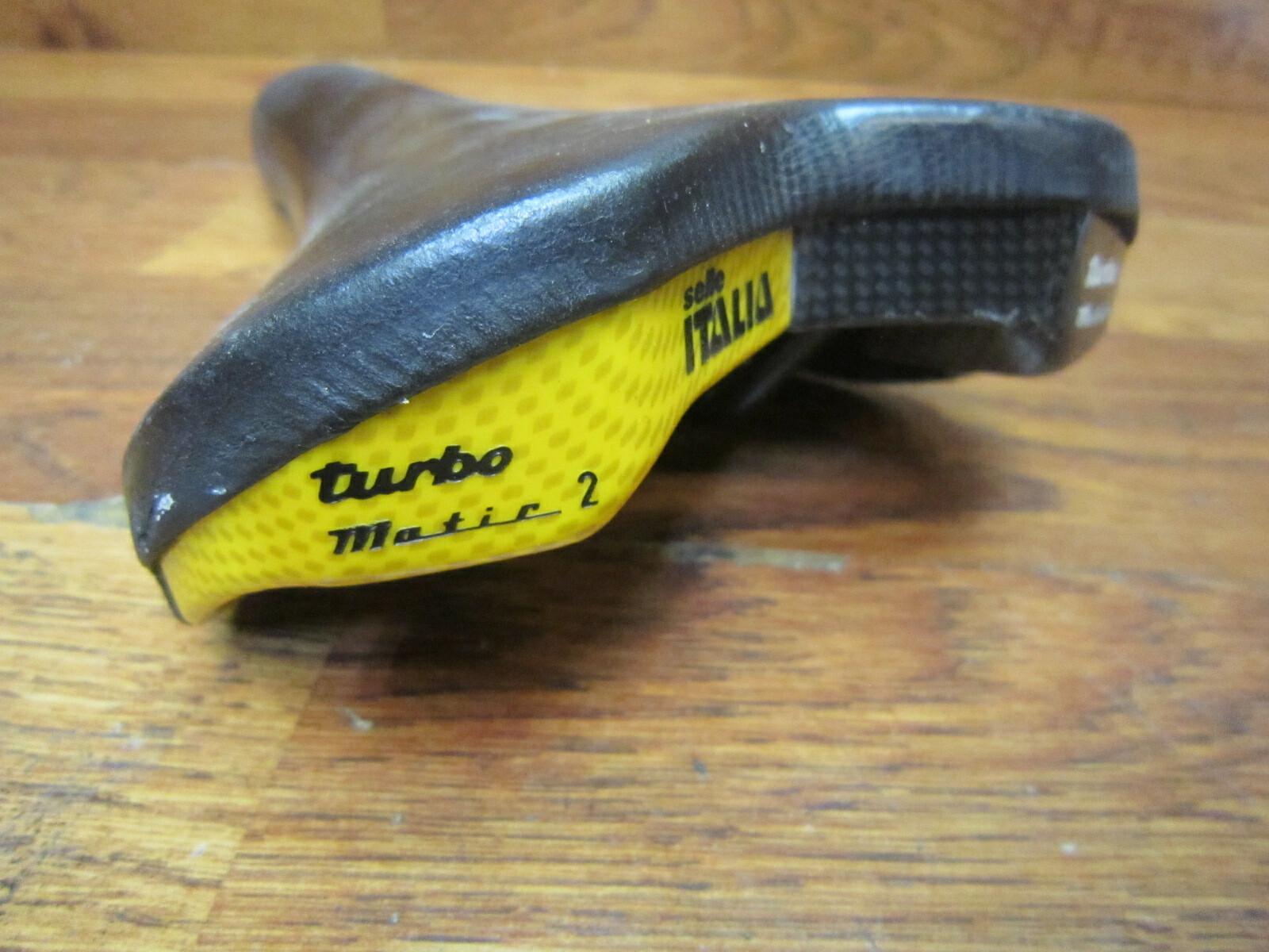 VINTAGE SELLE ITALIA TURBO MATIC 2 LEATHER RACING SADDLE