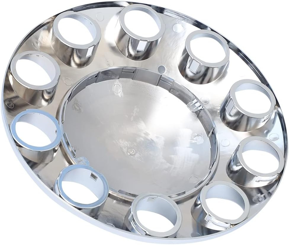 Plastic ABS Chrome Plated Front Axle Cover Kits Hub Caps for Semi Trucks with Th