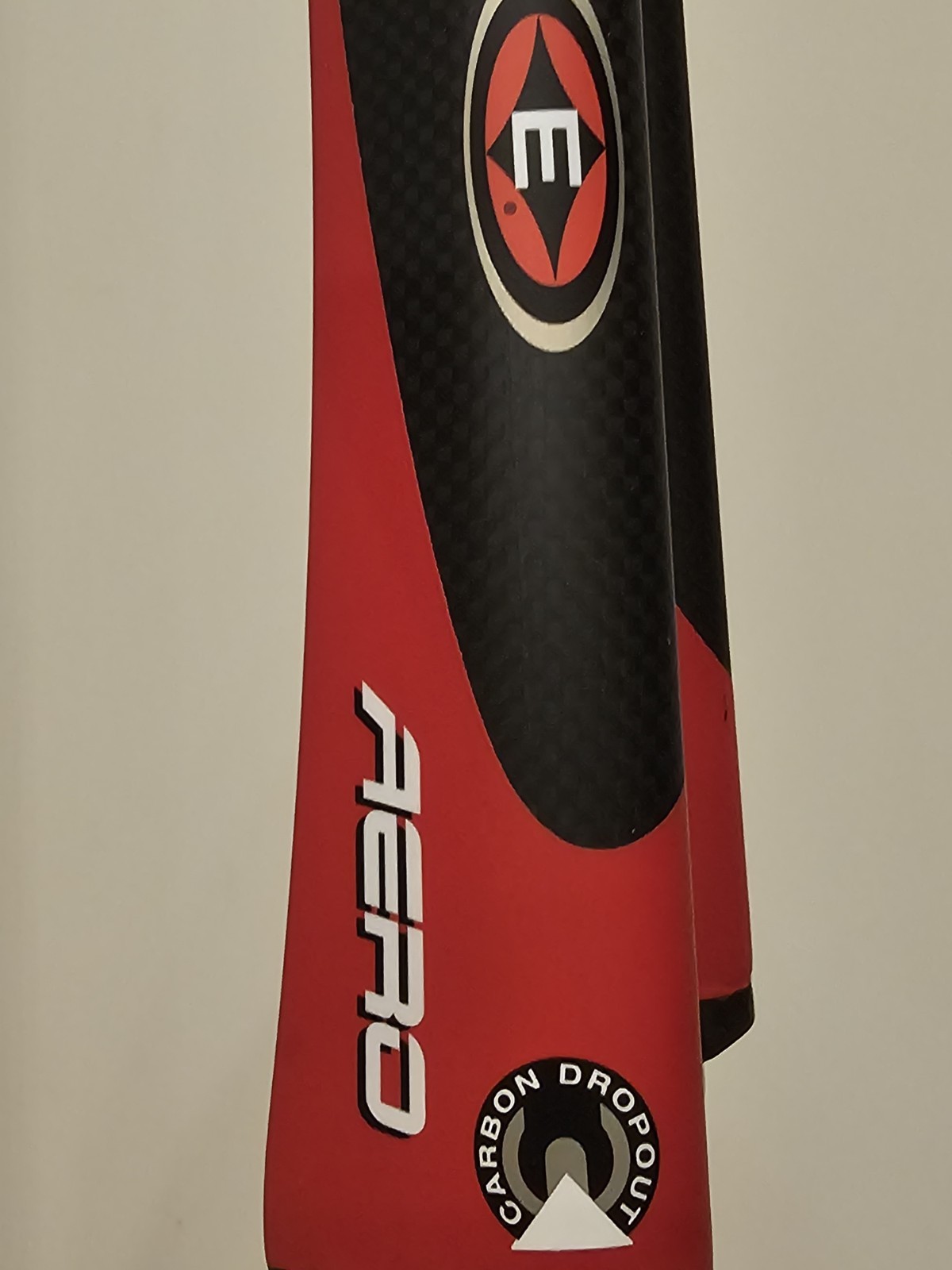 Easton EC90 Aero Carbon Fork 650c 1-1/8″ 300mm Steerer Red/Black