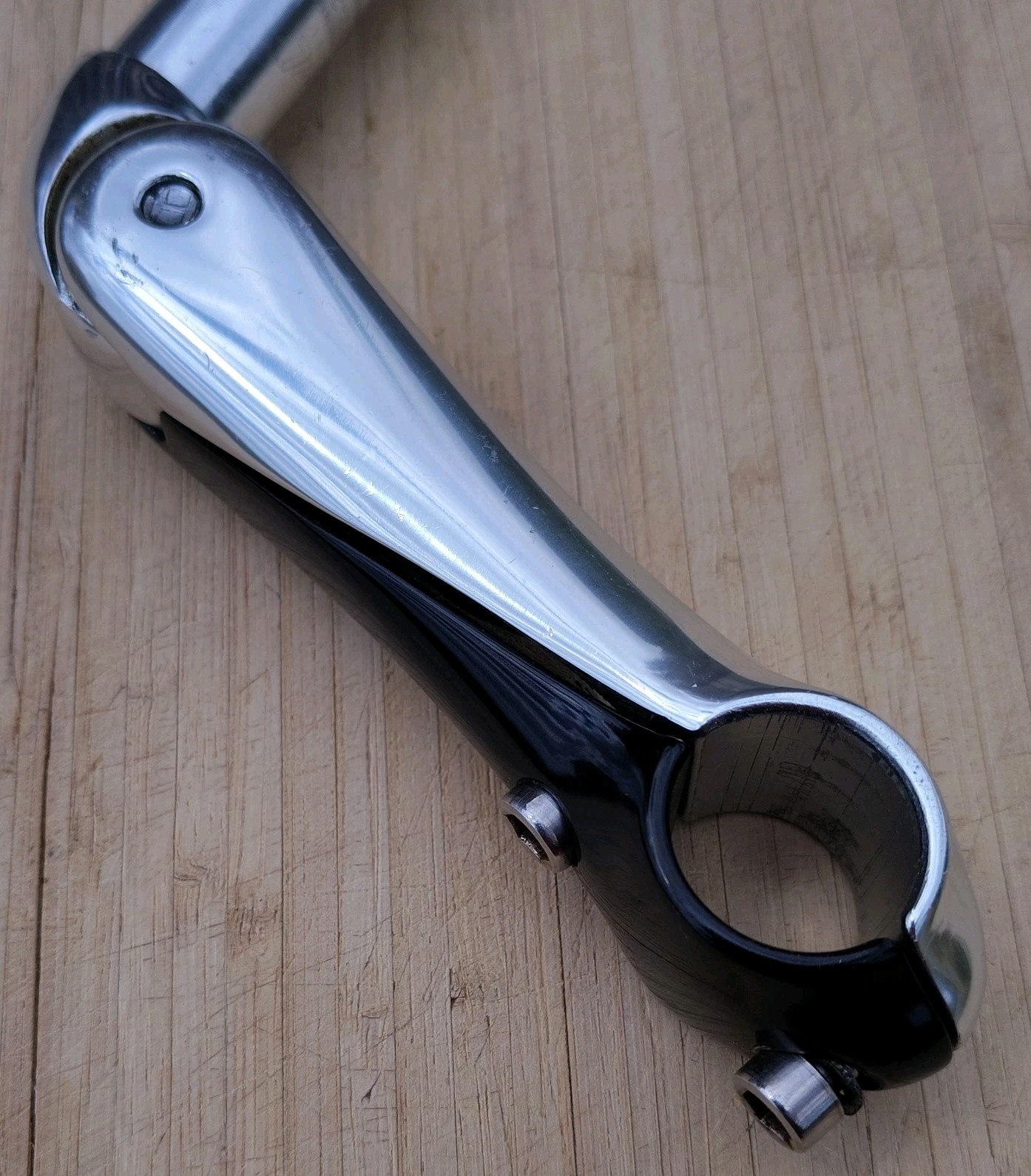 Giant EXT Pro NL Adjustable 22.2 quill stem 25.4 Clamp Black Silver EUC