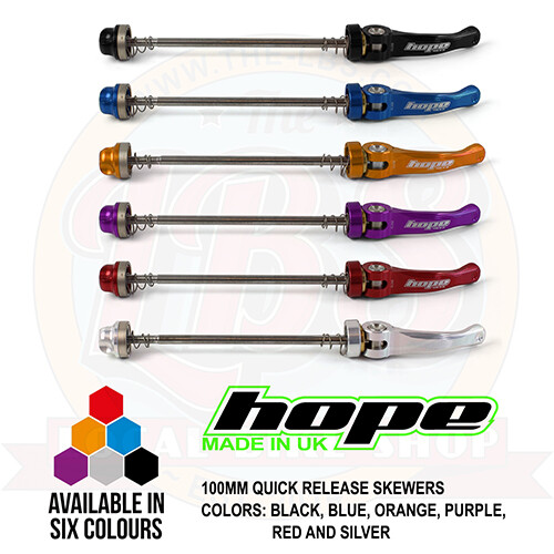 Hope Quick Release QR Stainless Steel Skewers – 100 130 135 141 170 190mm – New