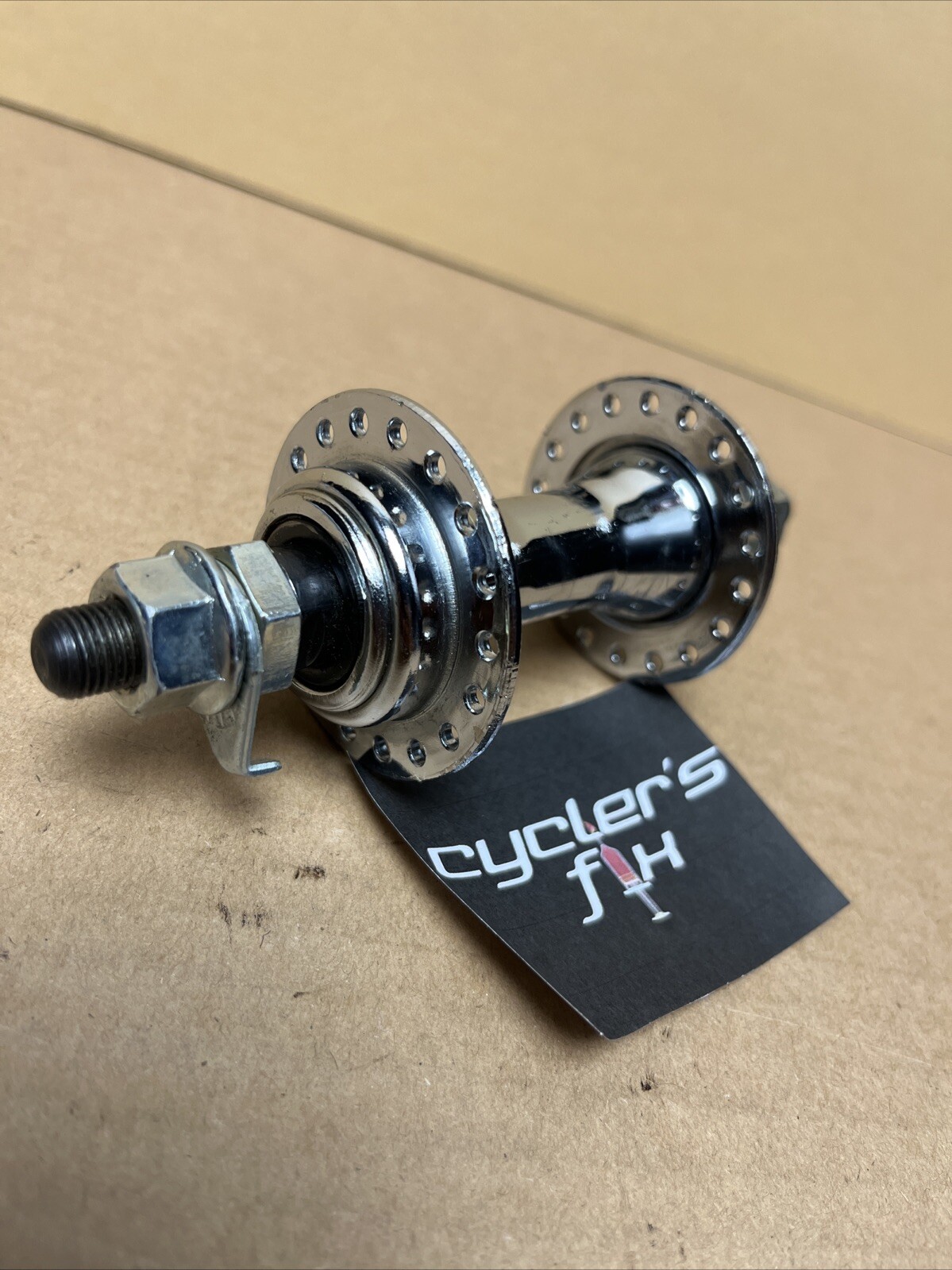 Universal 36h Chrome Steel Bicycle Bike Hub Front Mtb Beach Cruiser Hybrid Huffy