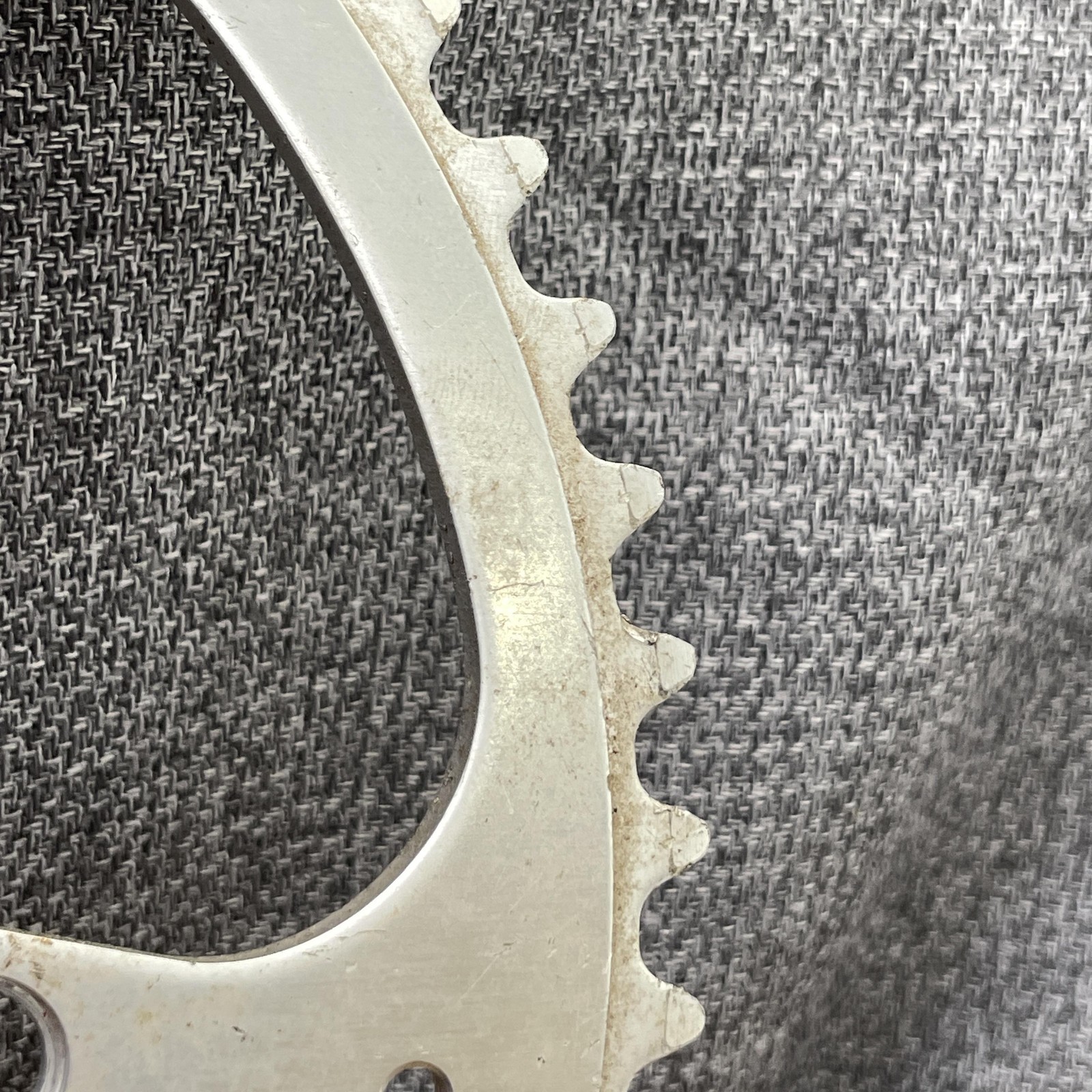 VintagSugino 52T Chainring 110 BCD 5-Arm Silver Chainguard Holes Bike 52 Tooth