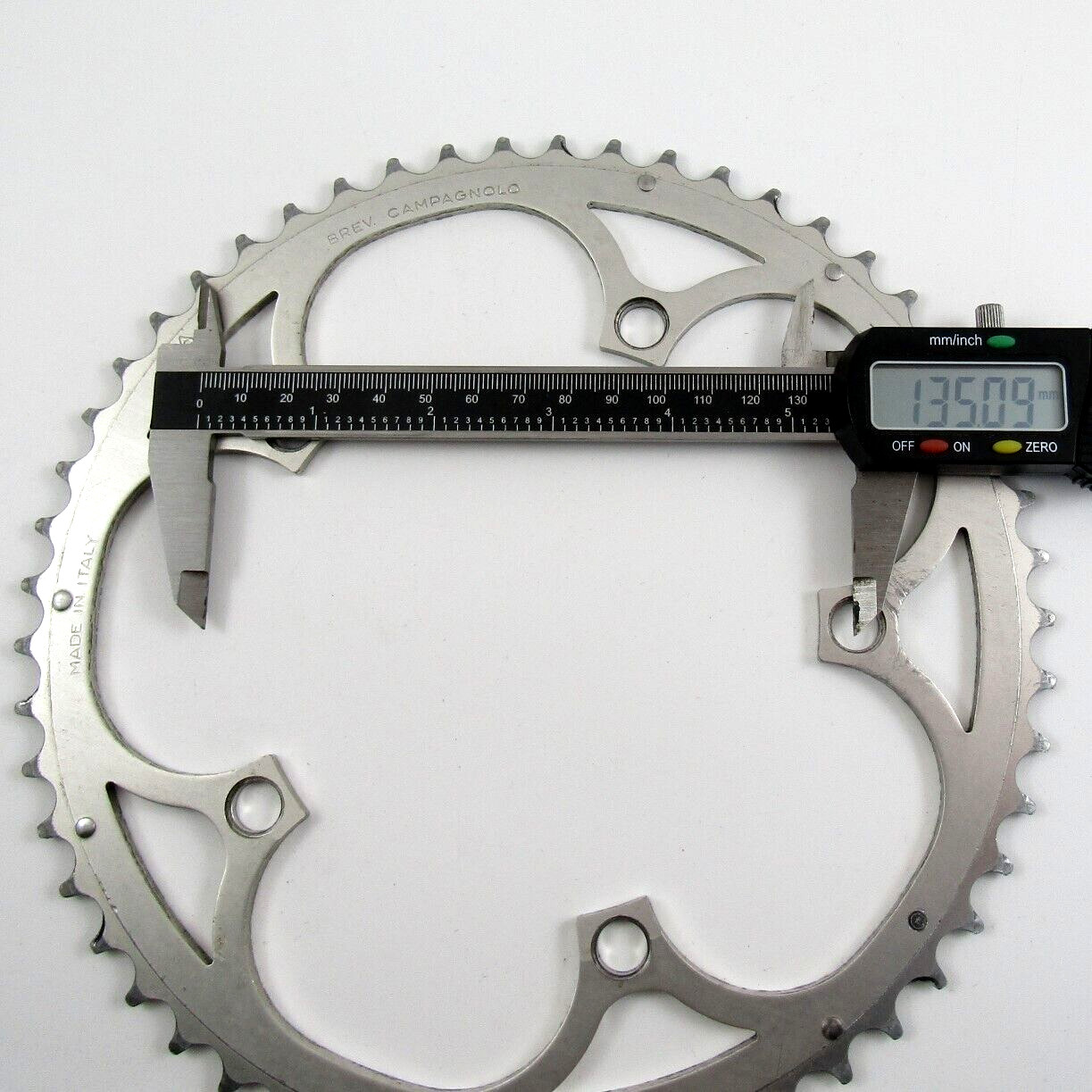 Campagnolo 53t chainring, 135 bcd, 53/39, 1990’s