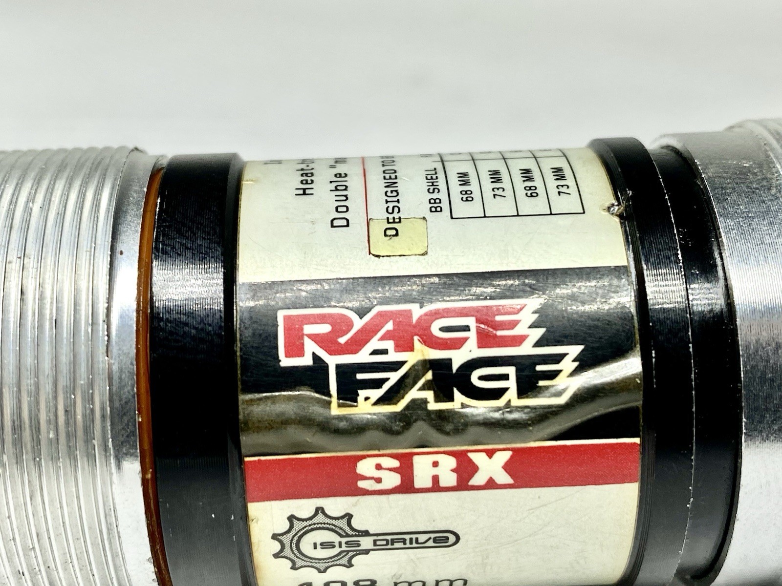 Race Face SRX ISIS Bottom Bracket 108mm 68/73mm English Threaded MTB BB