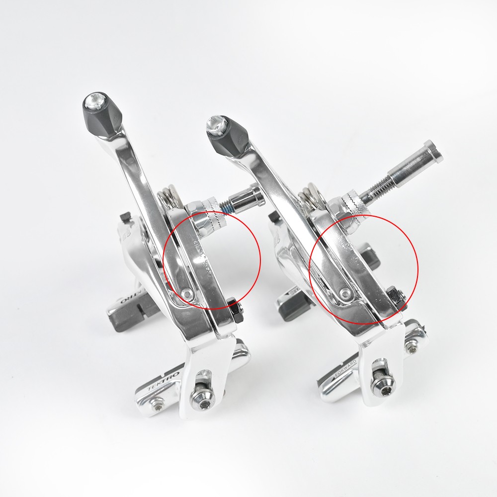 Sale~ TEKTRO R539 Caliper Brake Set 47-59mm with QR Recessed Mount , Silver