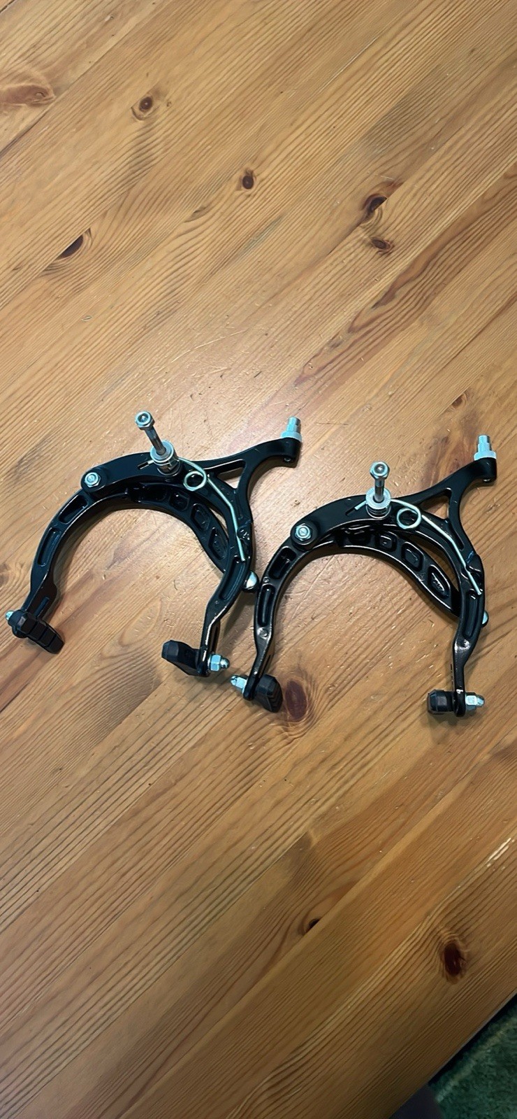 TEKTRO C324 Road Bike Side Pull Caliper Brake Set Front/Rear Black 2pc