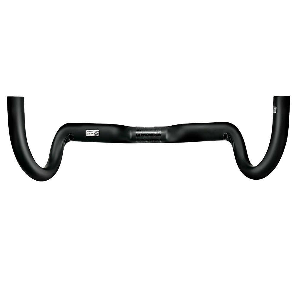 Carbon Fiber Rise Bar Road Bike Handlebar Gravel Bicycle Drop Bar 31.8mm Black
