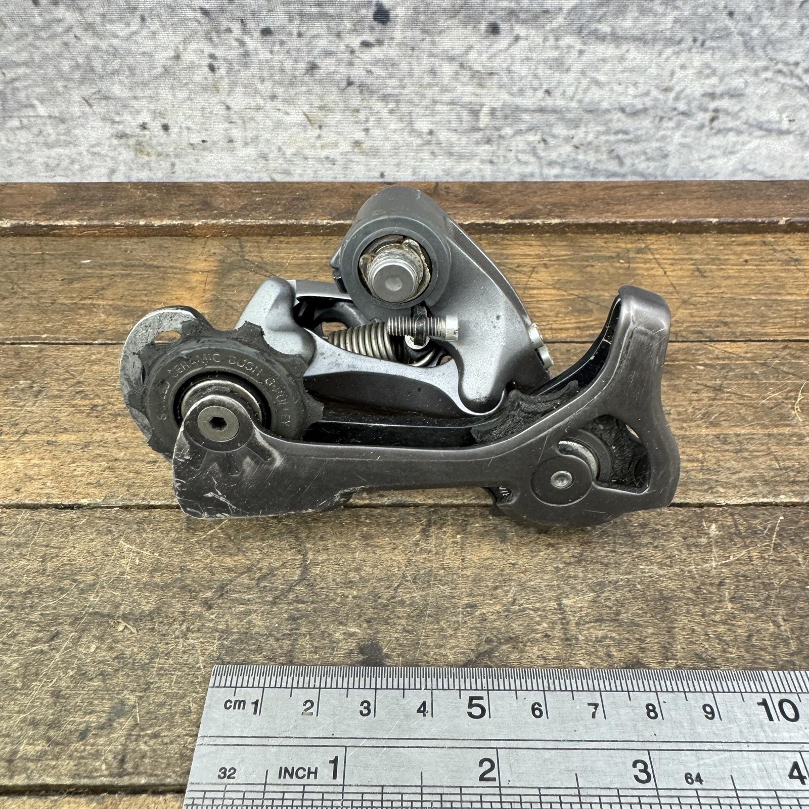 Vintage Shimano XTR Rear Derailleur Short Cage Bolt-On Gray MTB Bike 195g
