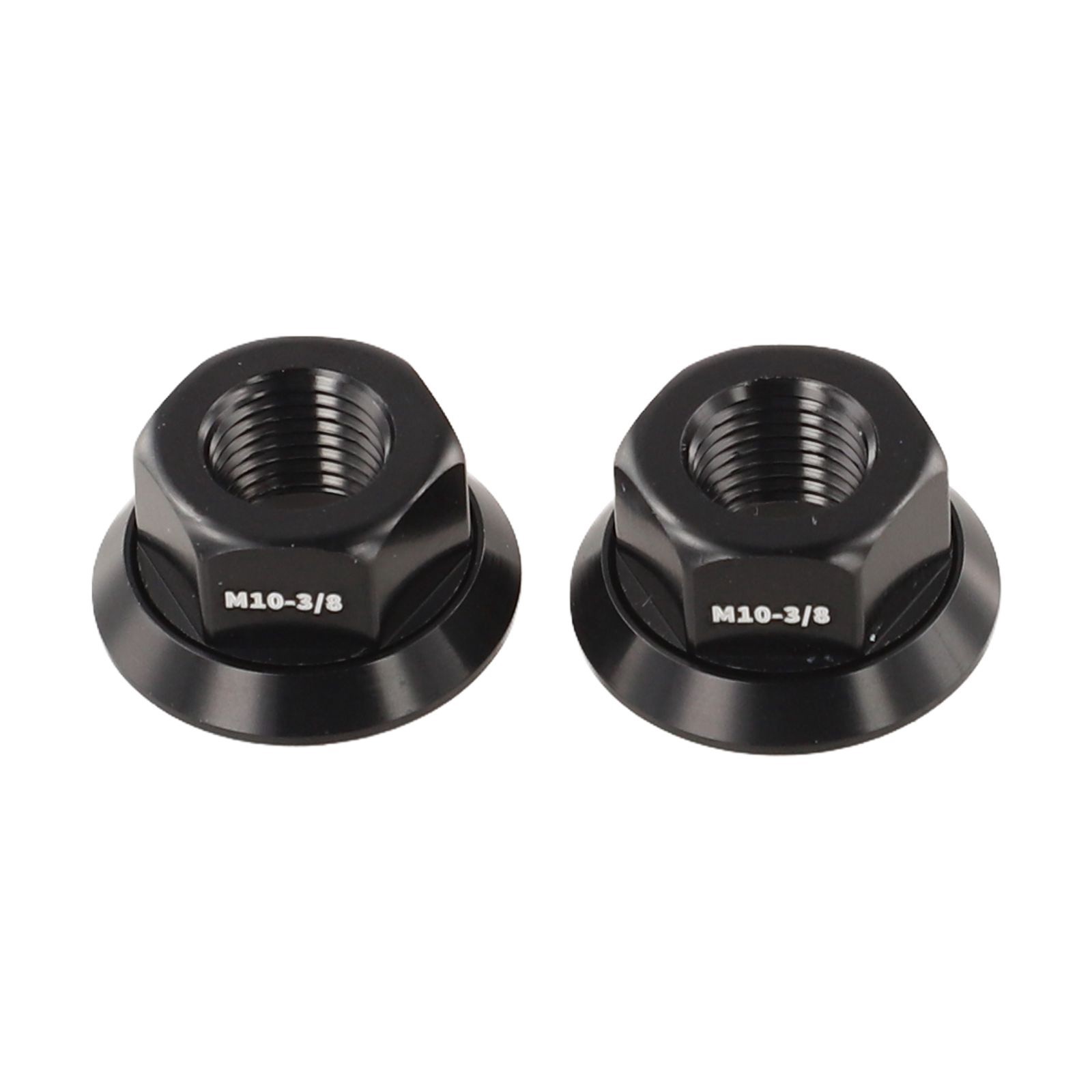Aluminum Alloy Nuts For Bike Assembly 2pcs Package 7075 Aluminum Alloy Material