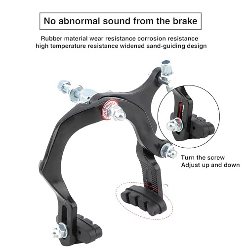 Bike Brakes Calipers Set,Side Pull Brake Set,69-96mm Reach,for Bike C Shape