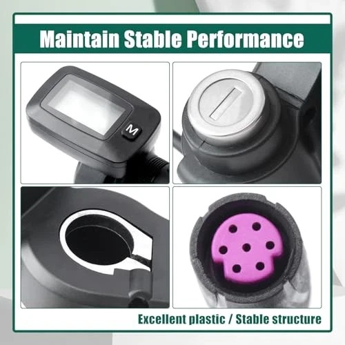 48V Ebike Speedometer Throttle with M Key Replacement for Tuttio Soleil 01