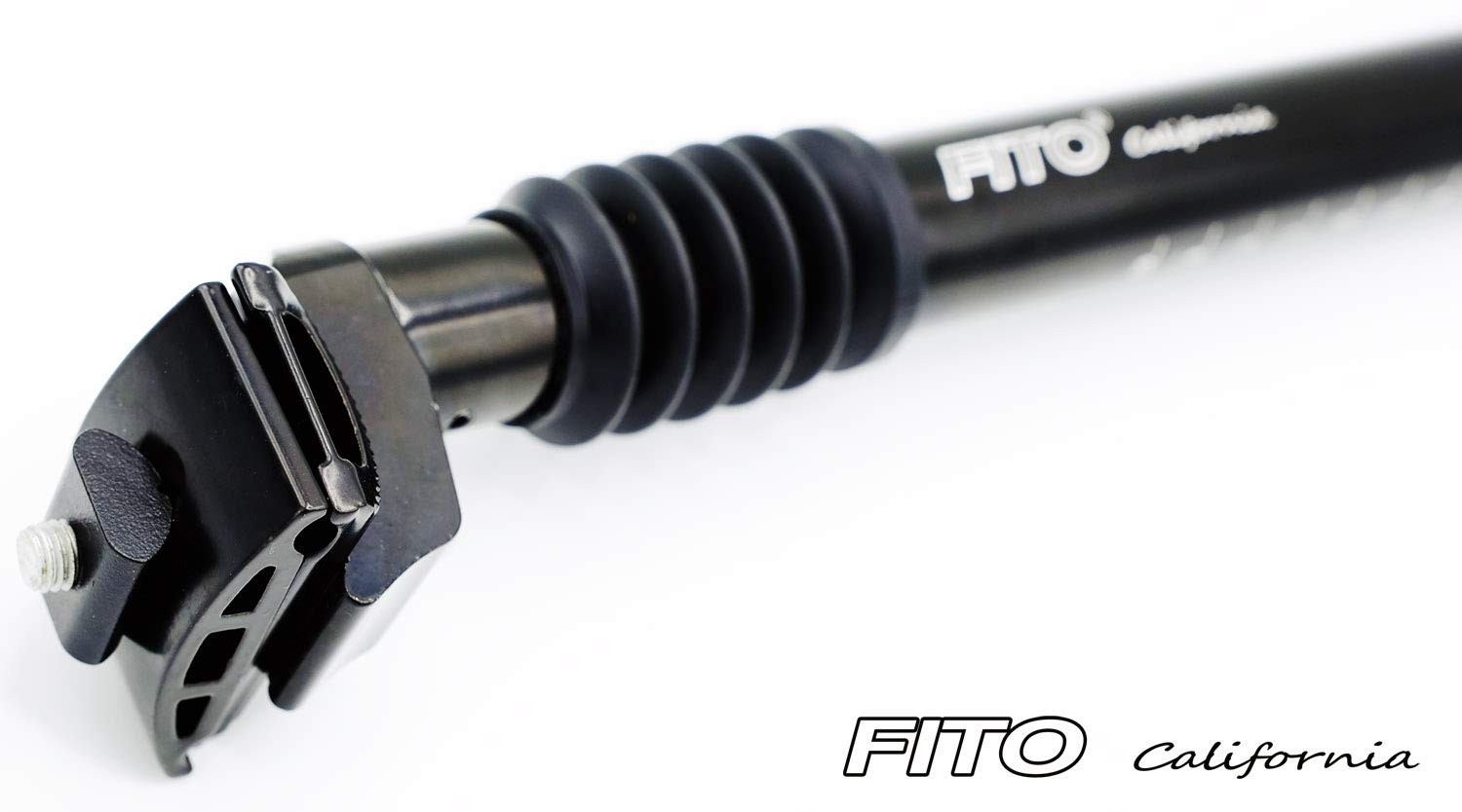 Black Bicycle Suspension Seatpost 27.2 x 350mm Fork Clamp Mountain Bike