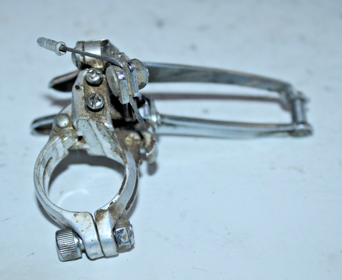 Vintage Shimano Altus Front Rear Derailleurs 2×7 Medium Reach Silver VTG Road :)