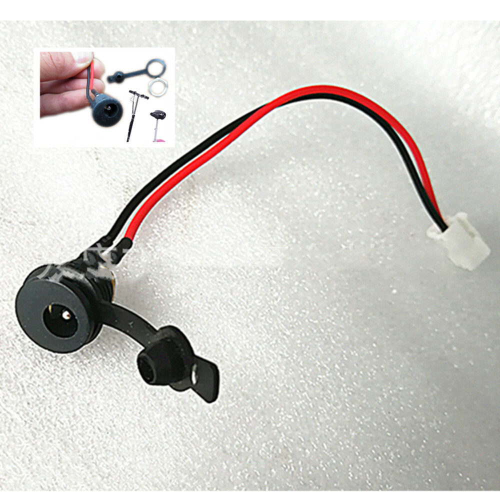 Electric Scooter Charging Port DC5.5×2.1mm Charger Round Hole Socket Part 1Pc