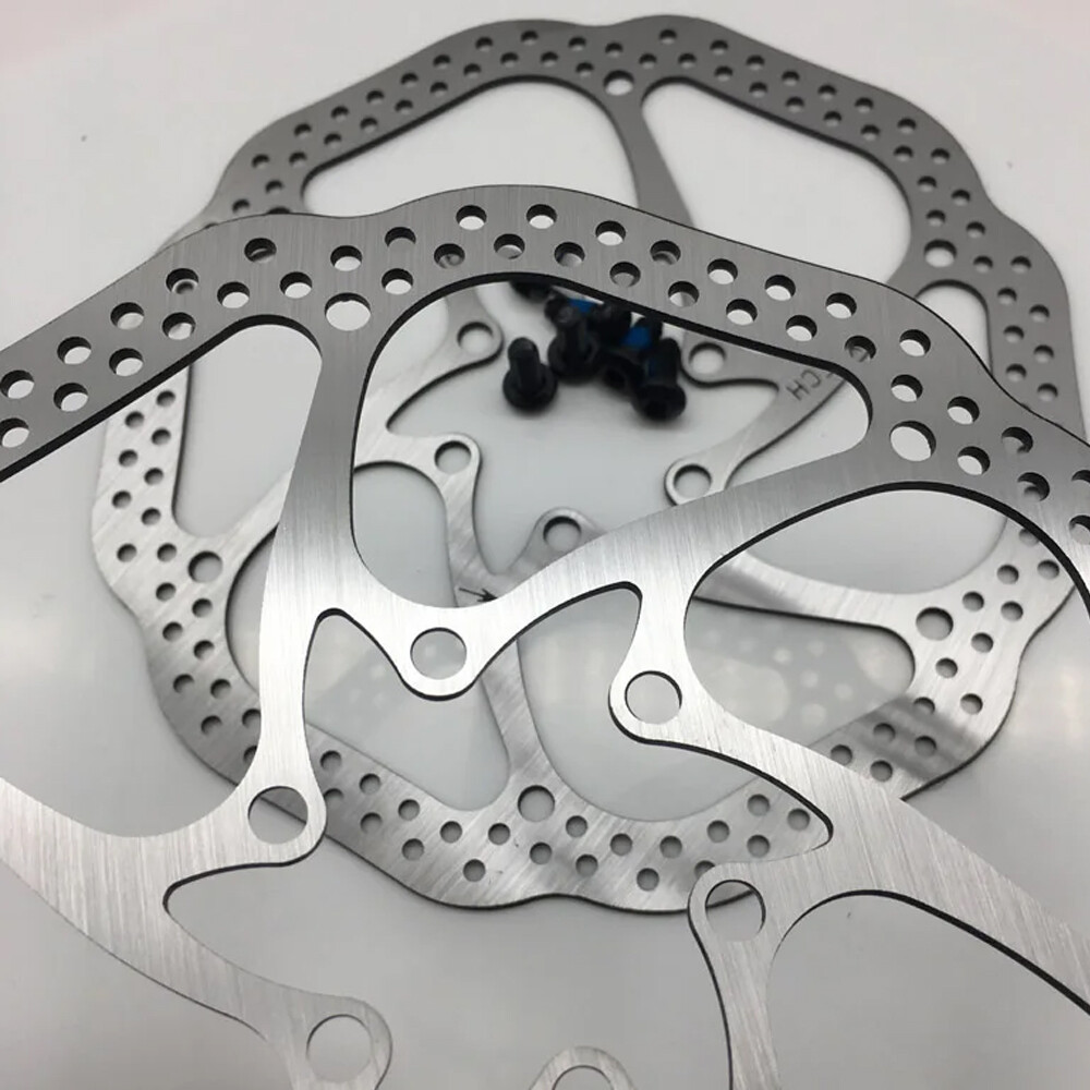 1/2pcs Bike MTB 160mm 180mm 203mm Stainless Rotors Disc Bike Brake Rotor 6 bolts
