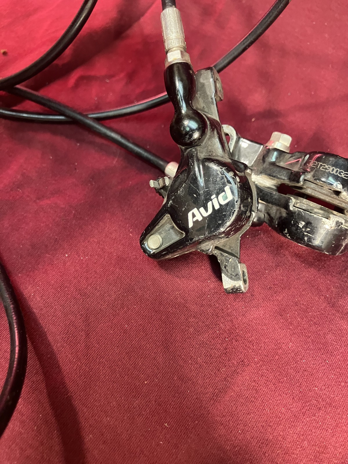 SRAM AVID XO hydraulic brake set with carbon levers, 422 grams