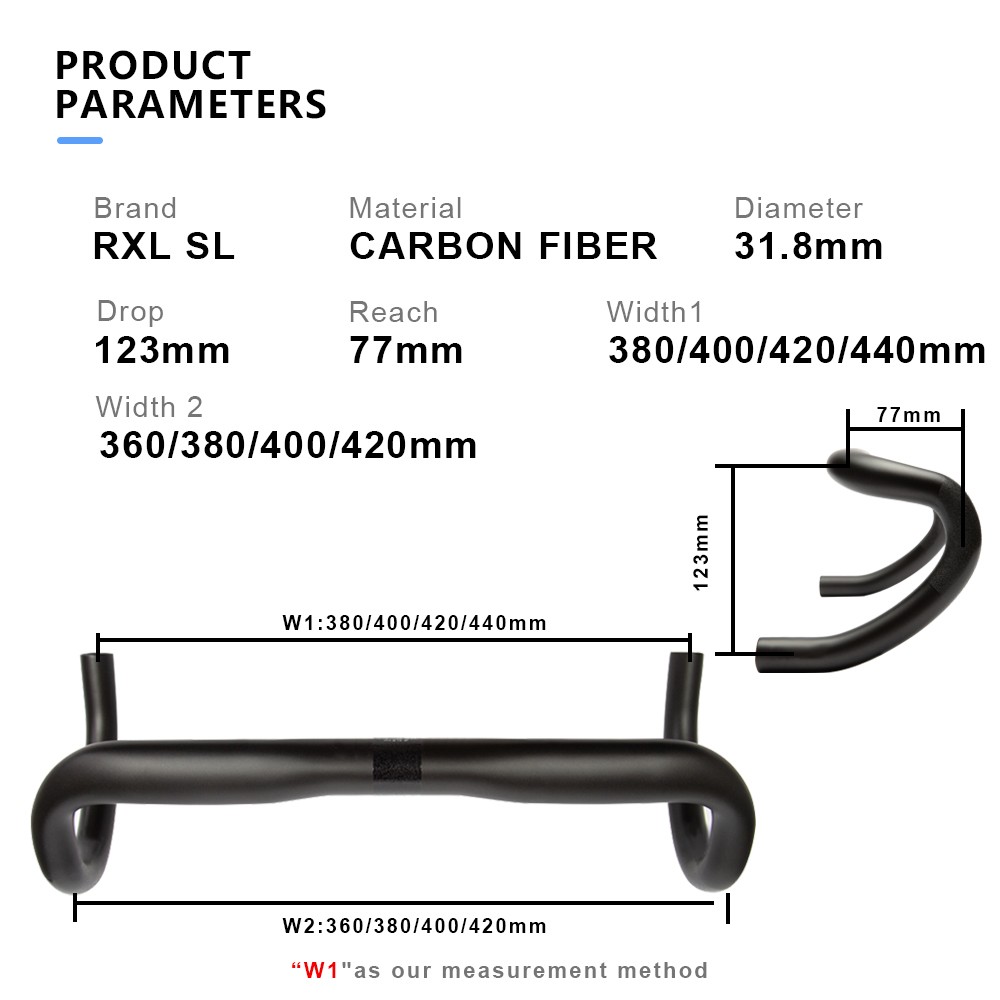 Carbon Racing Bike Handlebar Gravel Bike Road Drop Bicycle Handle Bars Cycling