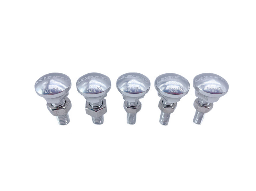 Litepro alloy front / rear wheel / cable secure locking bolts for Birdy 2 3 P40