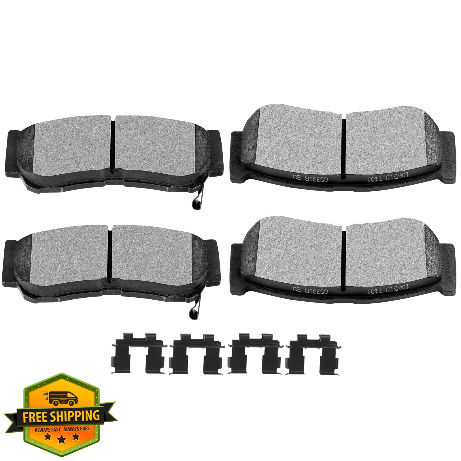 SCITOO Rear Brake Pads Hyundai Santa Fe 2007-2009 D1297