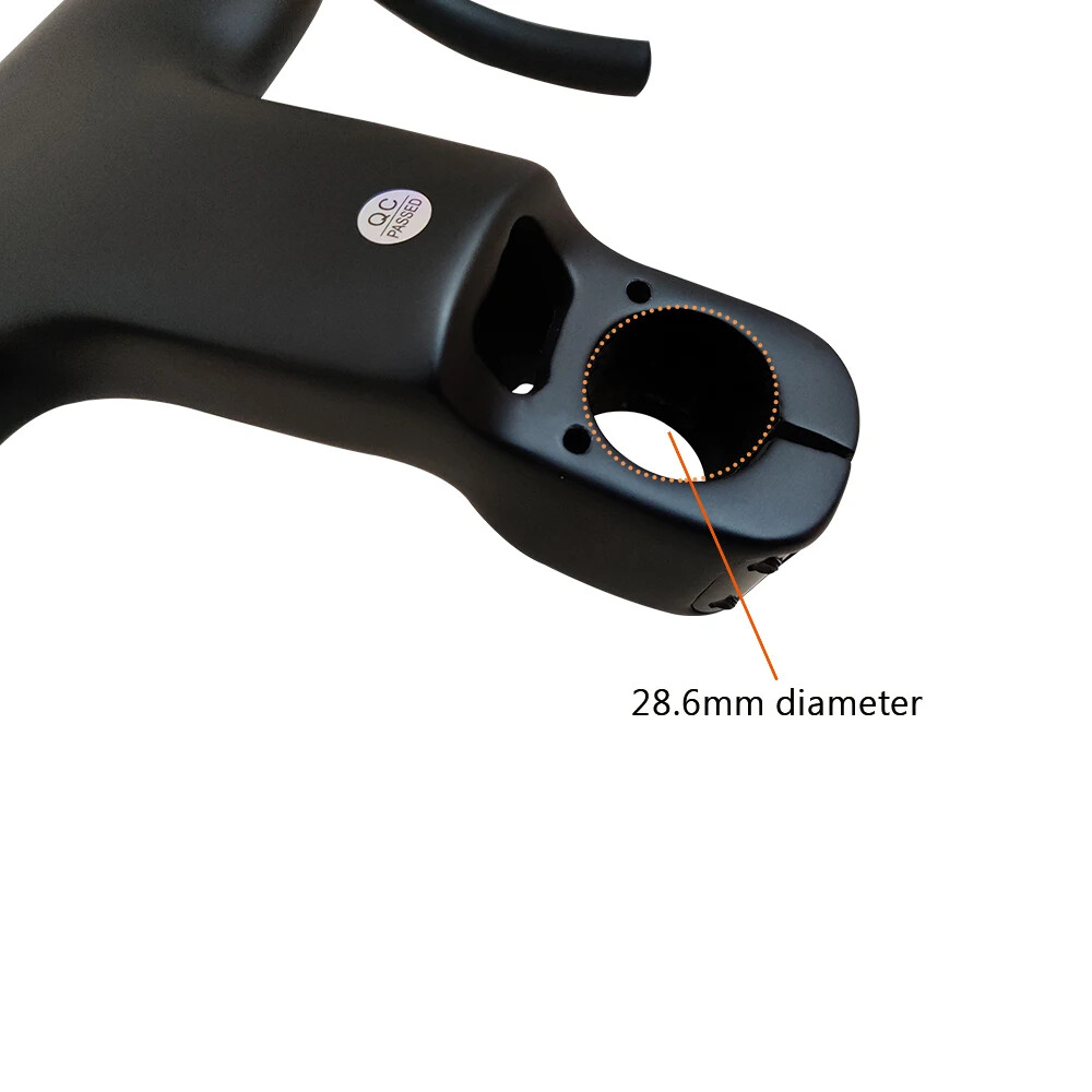 Road Bicycle Internal Routing Cable Integrated Handlebars with Computer Mounts