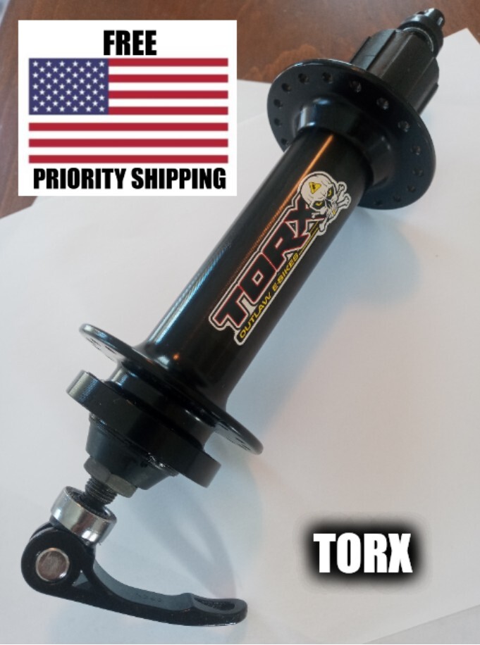 Fat bike rear hub 190mm aluminum QR 8/9/10 speed 36h Cassette disc type.