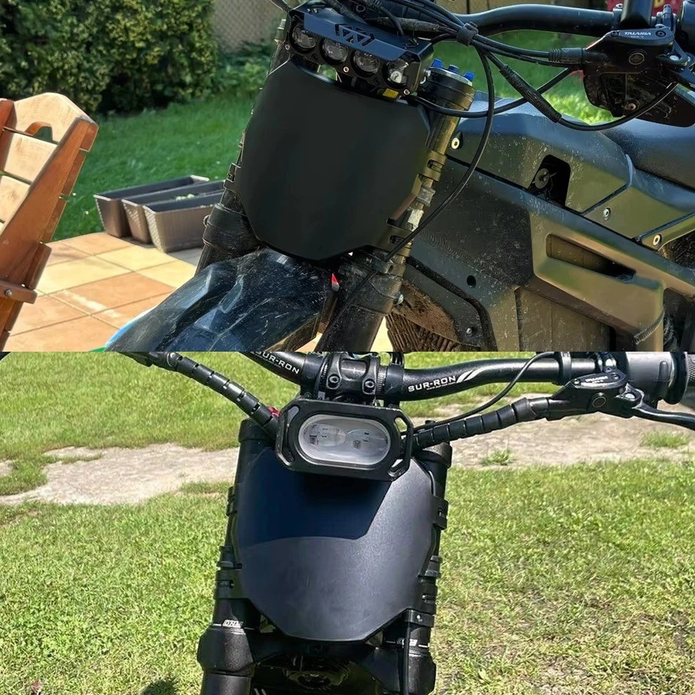 ODI Black Number Plate With Zip Ties For Downhill MTB’s EBikes Surrons