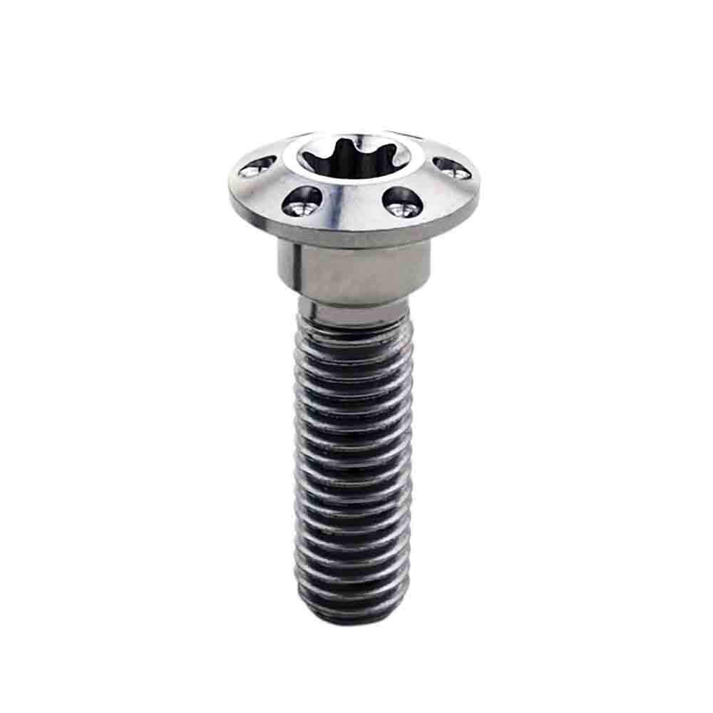 M8x20 25 30 40mm Titanium Screws Inner Torx Petal Head Motorcycle Brake Bolts