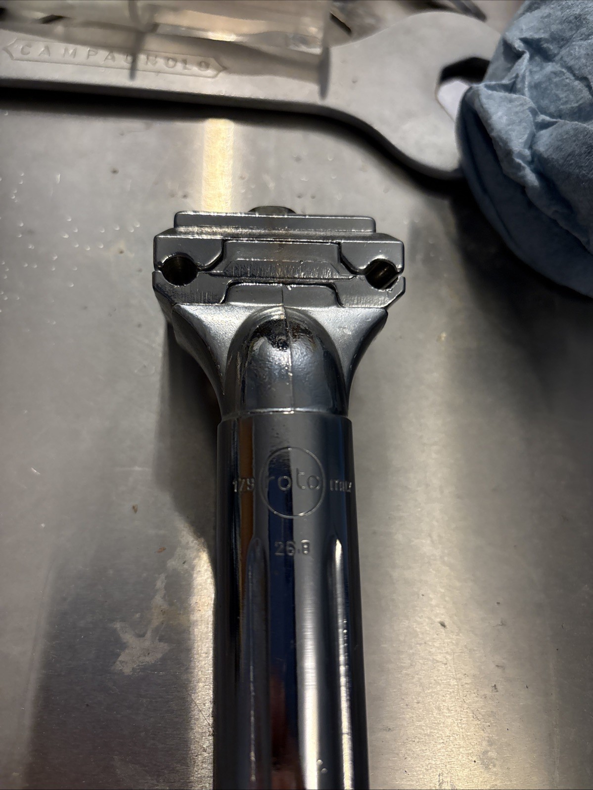 Vintage Roto Seatpost 26.8 Made In Italy
