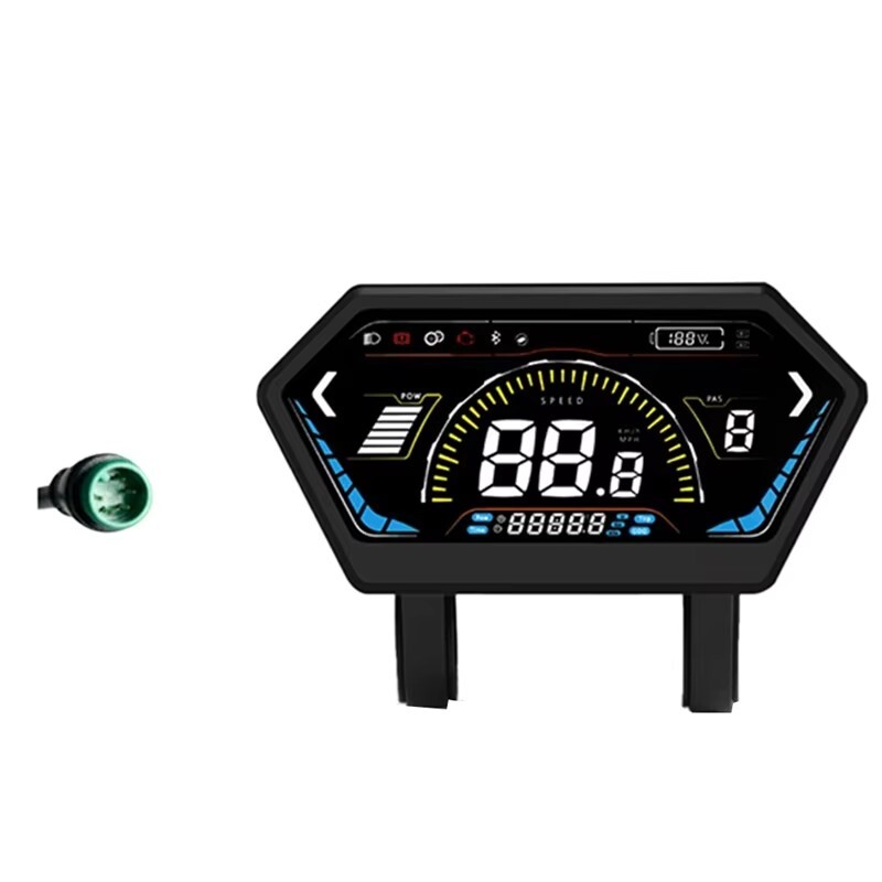 24/36/48/52/60/72V E-Bike Speed Color Display Parts 4.5 inch SM / WP Plug Set