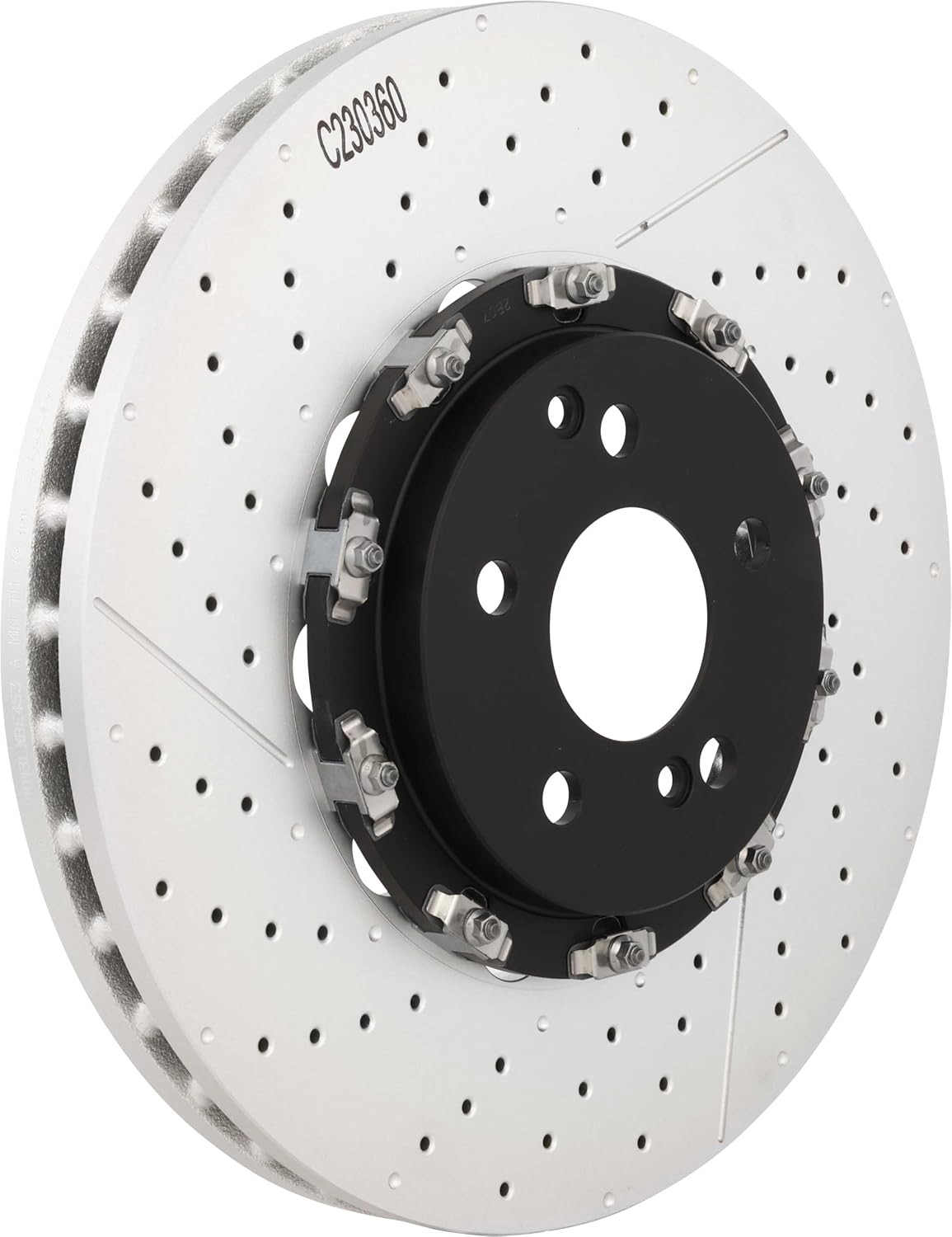 Brembo 09.9764.23 Floating two piece UV Coated vented drilled + Slotted Front Br