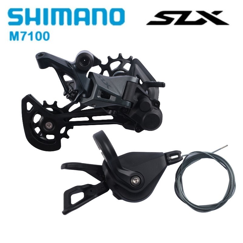 Shimano SLX M7100 SL RD Right Shifter Rear Derailleur SGS Black 12Speed MTB Bike