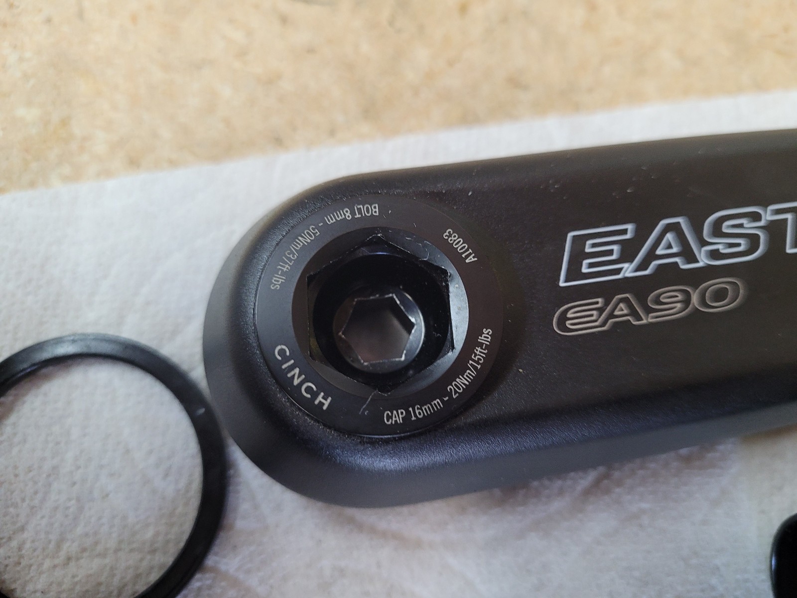 Easton EA90 170mm Crankset with 42t Easton Chainring and TRP Bottom Bracket