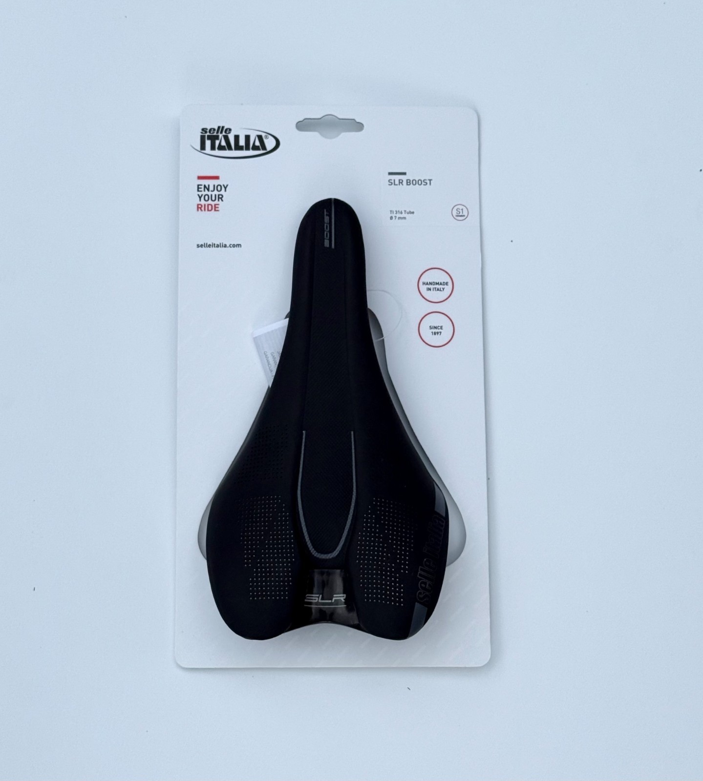 NEW Selle Italia SLR Boost Saddle – S1 130mm – Road/Gravel/XC