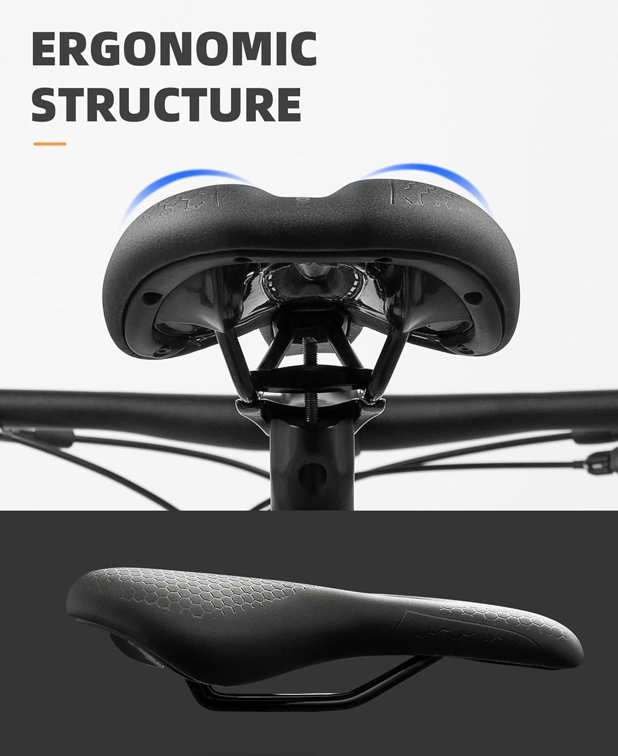 Waterproof Memory Foam Bike Saddle for City MTB Bike Seat Comfortable Bike
