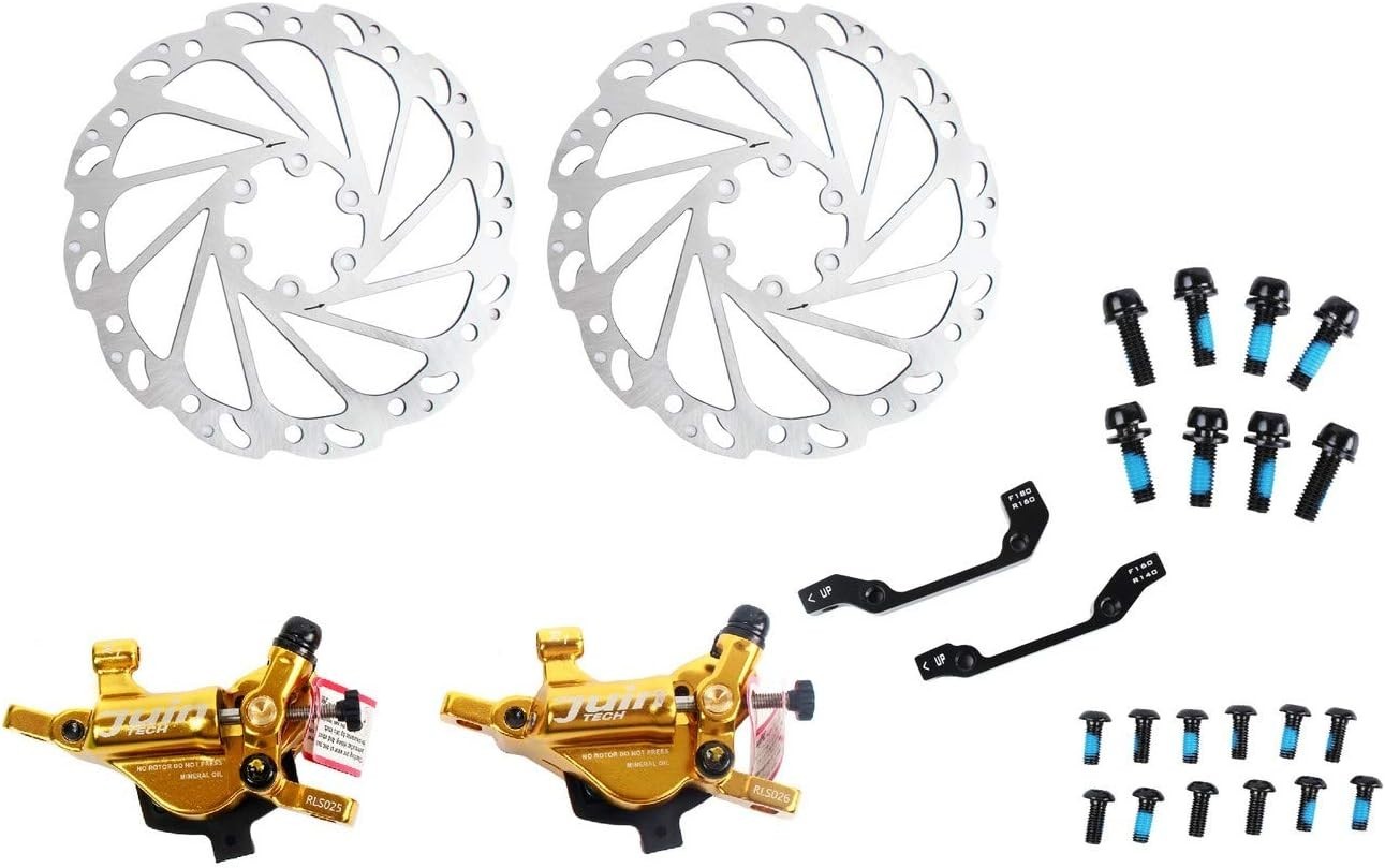 Pre-Bled Lightweight Hydraulic Disc Brake Caliper Set – Perfect for Cyclocross