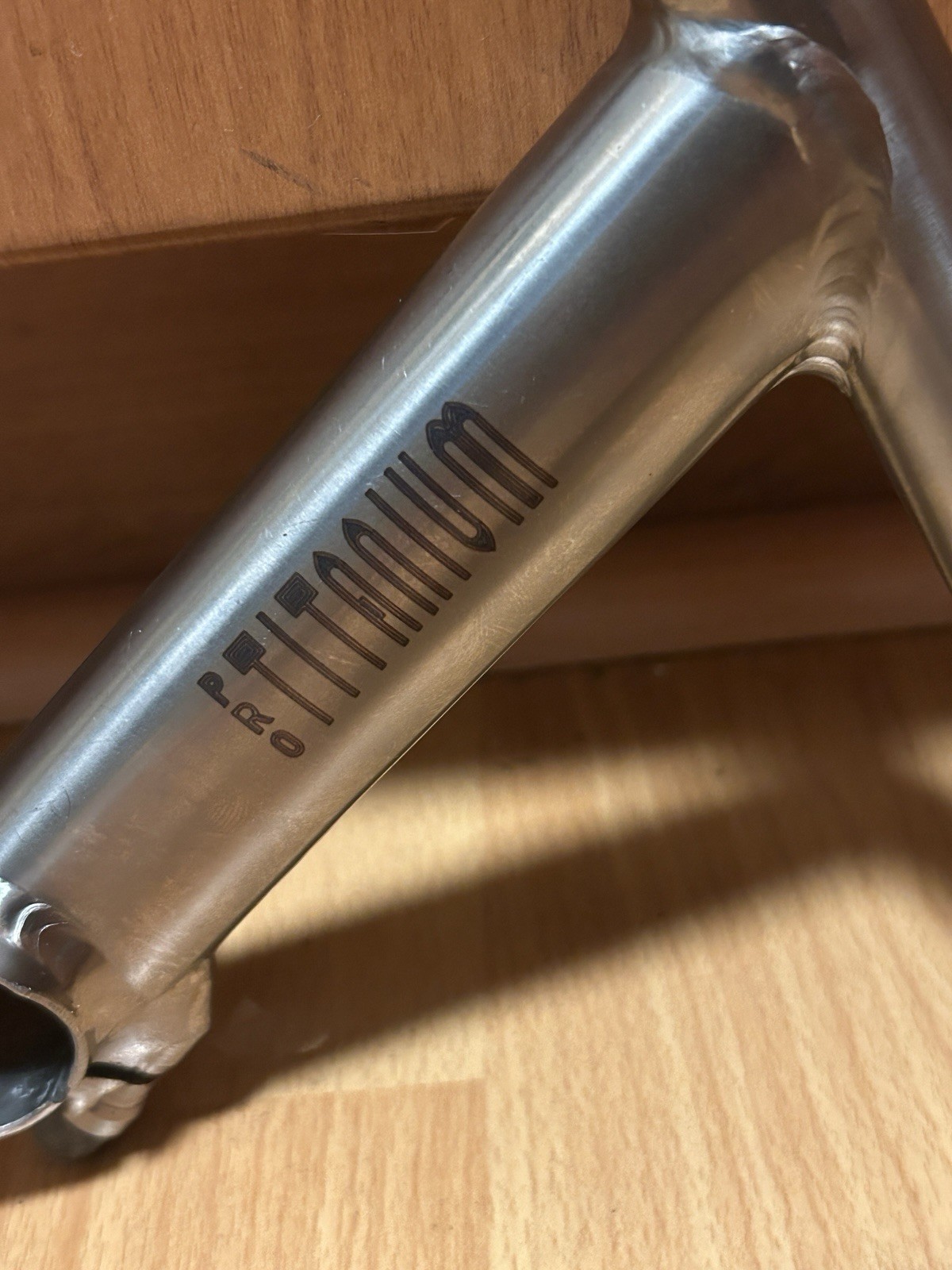 Vintage 90s 3T Pro Titanium Corsa 1″ Threaded Quill Stem 130mm 25.8 3ttt Ti 22.2