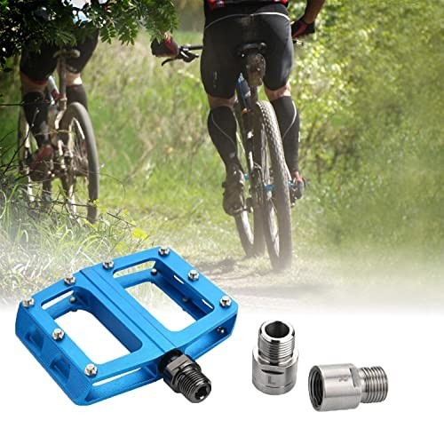 Bike Pedal Extenders 20mm Chrome-Molybdenum Steel 9/16 Threaded for SPD MTB BMX
