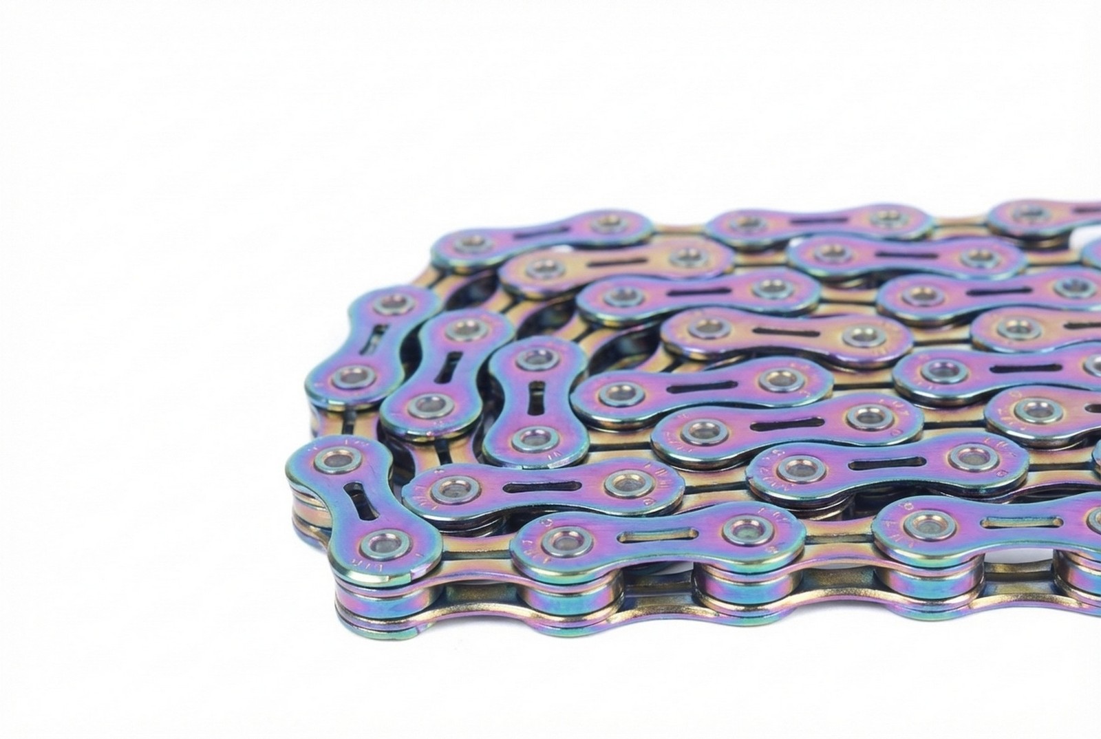 PYC 11-Speed Bike Chain Rainbow Oil Slick Fit Shimano SRAM Campy MTB Road